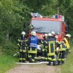 Feuerwehreinsatz bei Bunkeranlage in Tennenbronn